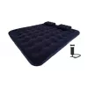 AVENLI XXL opblaasbare luchtmatras set 203x183x22 cm queensize met voetpomp en reparatieset