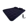 AVENLI XXL opblaasbare luchtmatras set 203x183x22 cm queensize met voetpomp en reparatieset