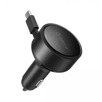 ORICO FC-60-2C 60W oprolbare USB-C autolader - zwart