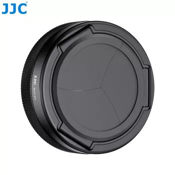 JJC ALC-V1 automatische objectiefdop voor Canon PowerShot V1 - zwart