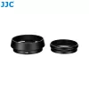 JJC LH-JXHALF Zonnekap met 37 mm filteradapterring voor Fujifilm X Half, Zwart