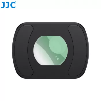 JJC 0,72x groothoekobjectief voor DJI Osmo Pocket 3 / 4, magnetische houder, meerlaags gecoat optisch glas, zwart