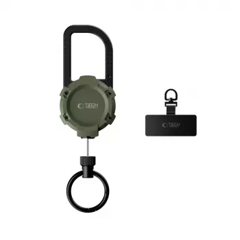 TECH-PROTECT ATH03 Urbanloop diefstalbeveiliging-houder voor Apple AirTag, legergroen