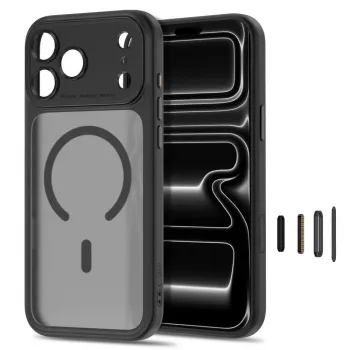 TECH-PROTECT MagPeak MagSafe-hoes voor iPhone 17 Pro Max / 18 Pro Max mat zwart