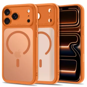 TECH-PROTECT MagPeak MagSafe-hoes voor iPhone 17 Pro / 18 Pro - mat Cosmic Orange