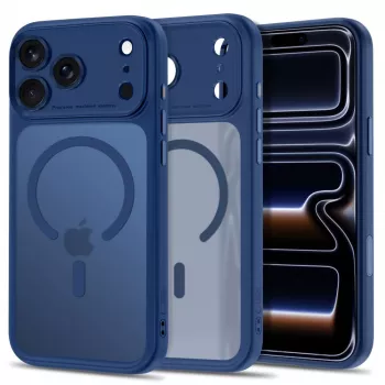TECH-PROTECT MagPeak MagSafe-hoes voor iPhone 17 Pro / 18 Pro - mat diepblauw