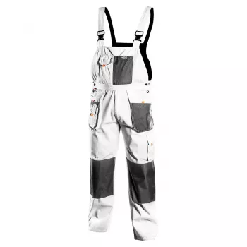 NEO TOOLS HD werkbroek met kniebeschermingszakken, maat L/52, grijs/zwart