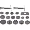 NEO TOOLS 18-delige handmatige remzuiger-terugstelgereedschap-set met koffer