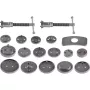 NEO TOOLS 18-delige handmatige remzuiger-terugstelgereedschap-set met koffer