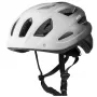 Vayox Active fietshelm met LED-licht, wit-zwart, maat M (54-58 cm)