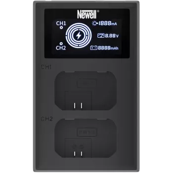 Newell FDL-USB-C dubbele oplader voor Sony NP-FW50-accu's (NL2545)