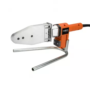 NEO TOOLS 900W kunststofbuis-lasapparaat met 6 matrijsmaten (20-63mm) voor PPR-, PE-, PB-buizen, 0-300°C instelbare temperatuur, antiaanbaklaag PTFE-matrijzen, inclusief metalen koffer
