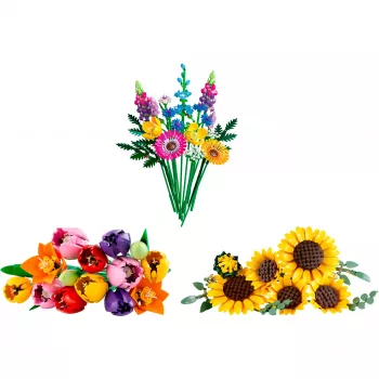 LEGO Botanicals zomerboeket bundel – 756-delige botanische bouwset voor volwassenen