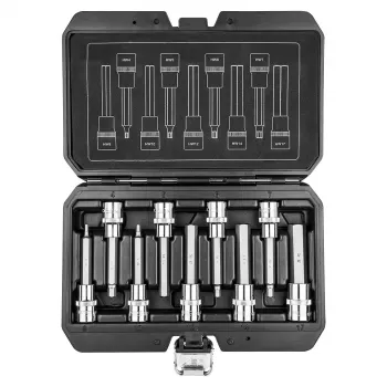 NEO TOOLS Zeskantbits op dop 100 mm, set van 9