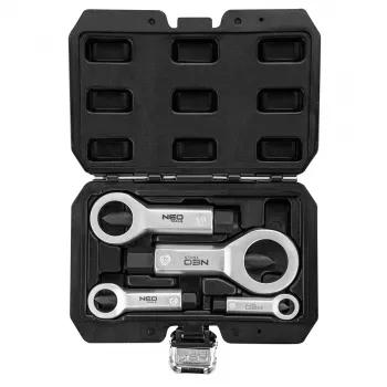 NEO TOOLS moerensplijter-set 4 stuks 9-27mm CrV-staal met koffer TOP-11-925