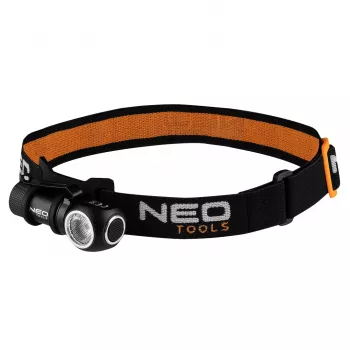 NEO TOOLS oplaadbare hoofdlamp 600lm USB magnetisch laden CREE XPG3 LED