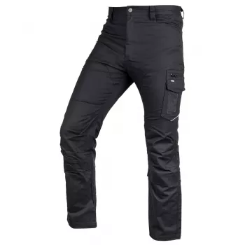 NEO TOOLS Mix&Match werkbroek van canvas, zwart, maat S