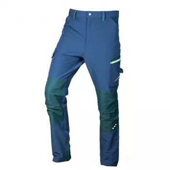 NEO TOOLS Mix&Match 4-way stretch werkbroek marine-groen maat S