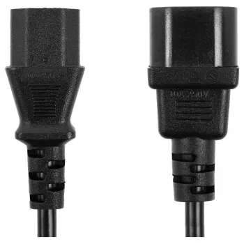 Accura C13 naar C14 VDE netsnoer 3,0 m zwart