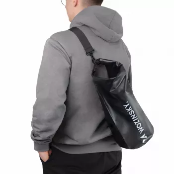 Wozinsky WWK-10 waterdichte droogzak voor kajak en SUP, 10 L, zwart