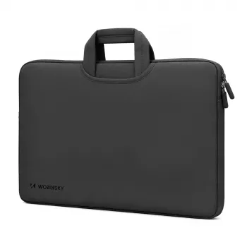 Wozinsky WNT-17B 17,3 inch neopreen laptophoes met verborgen handgreep - zwart