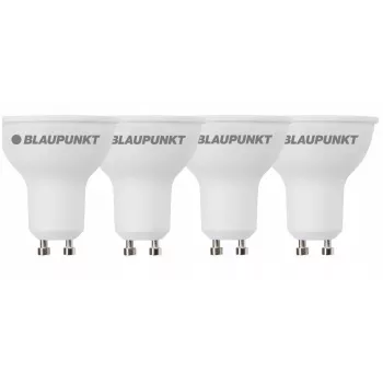 Blaupunkt LED-lamp GU10 5W, 500 lm, 2700 K, 4 stuks (BLAUPUNKT-GU10-5W-WW-4)
