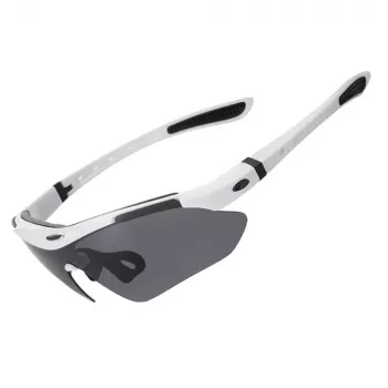 Rockbros 10142 fotochromatische UV400 fietsbril - wit