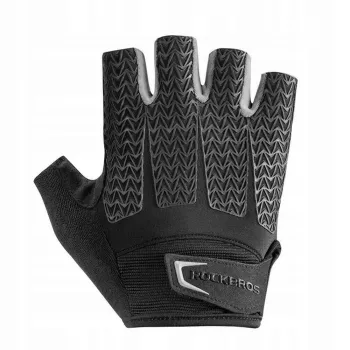 Rockbros S169BGR XL fietshandschoenen met gelpads - grijs