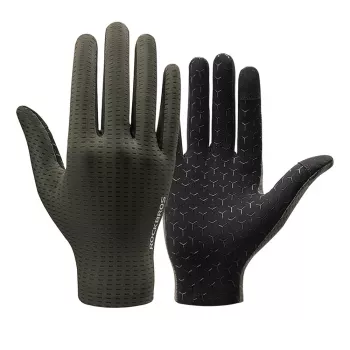 Rockbros ademende vingerhandschoenen voor wielersport maat M groen