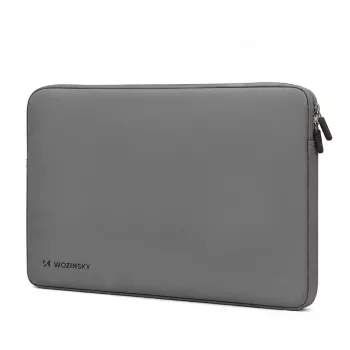 Wozinsky WNL-17G 17,3 inch neopreen laptop hoes - grijs