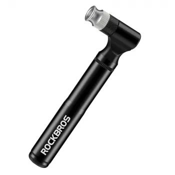 ROCKBROS JG-PB-11 fietsreparatieset met 120-PSI-minipomp, 16-in-1-multitool, plakvrije patches, bandenlichters, opbergtas - zwart