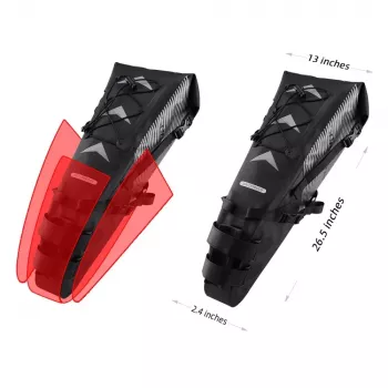 ROCKBROS AS-013 Fietszadeltas 10L, zwart