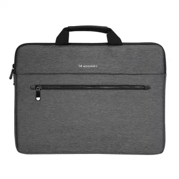 Wozinsky WTL-15 15,6 inch laptoptas met handgreep en metalen rits - grijs