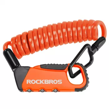 ROCKBROS RBK6N Cijferslot voor fiets, oranje