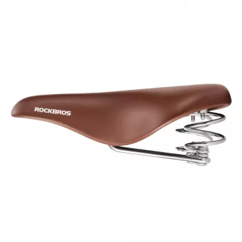 ROCKBROS 6800S retro comfort fietszadel - bruin