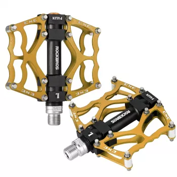 Rockbros JT201012LG 2010-12L aluminium platformpedalen - goud