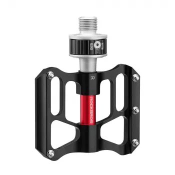 ROCKBROS K3462F-BK snelspanner platformpedalen met snelkoppeling - zwart