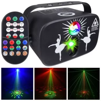 LIGHT4ME PARTY LIGHT 3 LED-effect discolamp