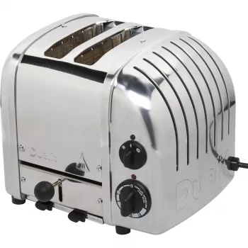 Dualit 2-slot toaster gepolijst