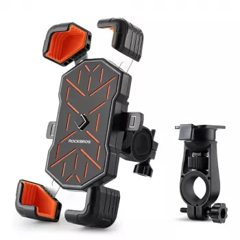 ROCKBROS HW-117 stuurhouder voor smartphone - zwart/oranje