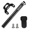 ROCKBROS JG-PB-004 lichte fietspomp met manometer - zwart