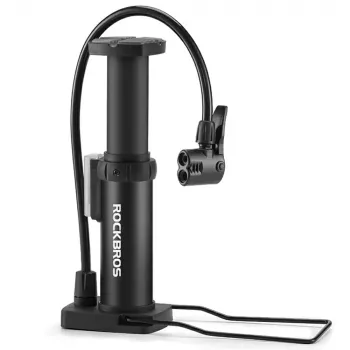 Rockbros 4522L Ultralight Fietsvoetpomp, zwart