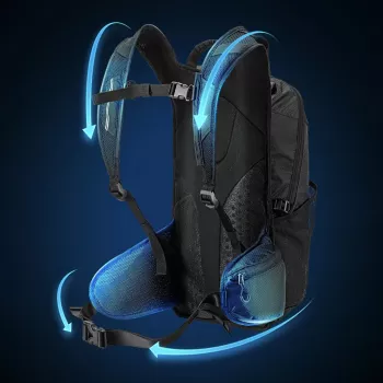 ROCKBROS H9 Urban rugzak 20L licht waterdicht zwart