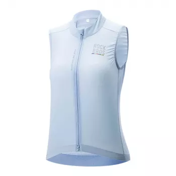 ROCKBROS TLMJ003 ROAD TO SKY Dames wielerbodywarmer, licht, ademend, maat L, blauw