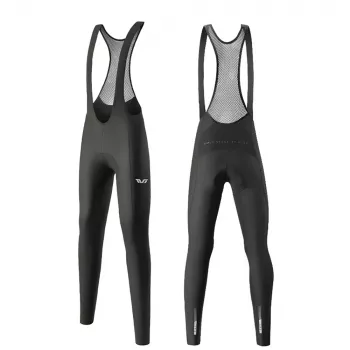 ROCKBROS dames fietsbroek met bretels YDCK005 TVI met kussen, zwart, maat L