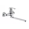 Badkraan DF11003 lange uitloop messing