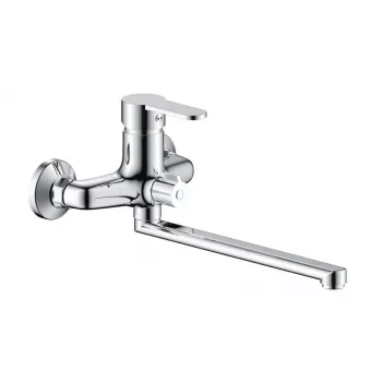 Badkraan DF11003 lange uitloop messing