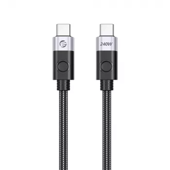 ORICO CC240 USB4 USB-C naar USB-C kabel 240W PD 40Gbps 8K 60Hz 0,5m zwart