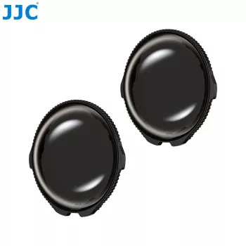 JJC TLP-X5ND16 2-pack ND16 neutral density filter voor Insta360 X5 – gehard glas, multicoated, 4-stops lichtreductie