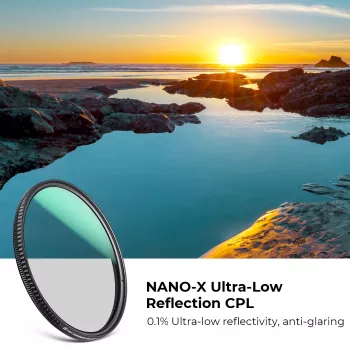 KF Concept Nano-X Ultra-Low Reflection circulair polarisatiefilter 40,5 mm